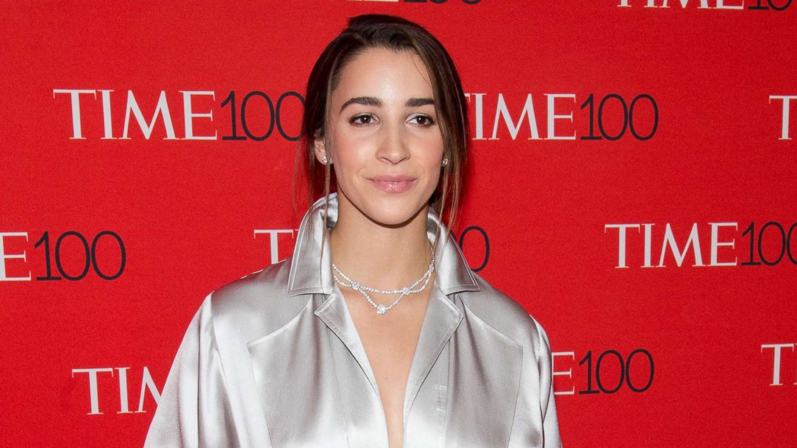 PHOTO: Aly Raisman attends the 2018 Time 100 Gala at Frederick P. Rose Hall, Jazz at Lincoln Center on April 24, 2018 in New York City.