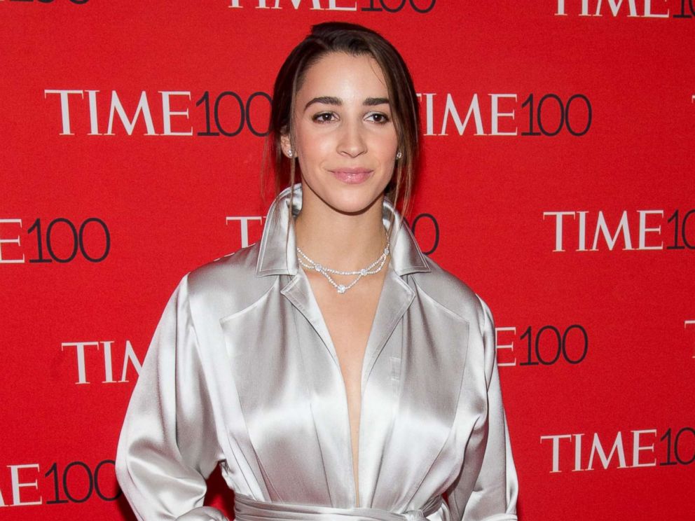 PHOTO: Aly Raisman attends the 2018 Time 100 Gala at Frederick P. Rose Hall, Jazz at Lincoln Center on April 24, 2018 in New York City.