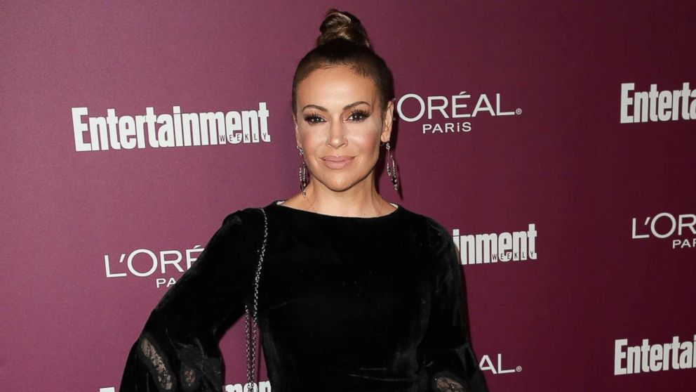 PHOTO: Alyssa Milano attends the Entertainment Weekly's 2017 Pre-Emmy Party at the Sunset Tower Hotel, Sept. 15, 2017, in West Hollywood, Calif. 
