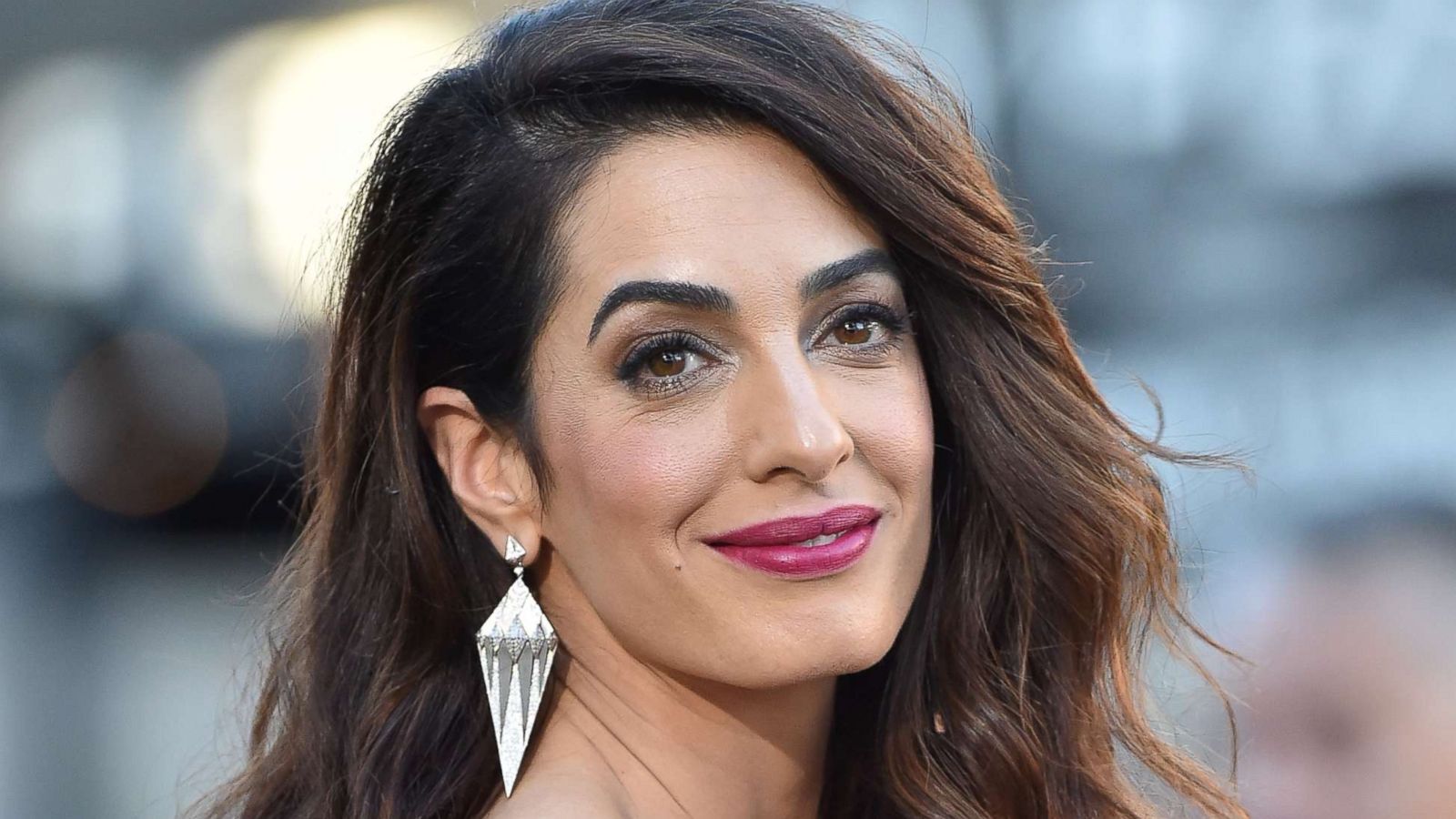 PHOTO: Amal Clooney arrives at a film premiere on Oct. 22, 2017 in Westwood, Calif.