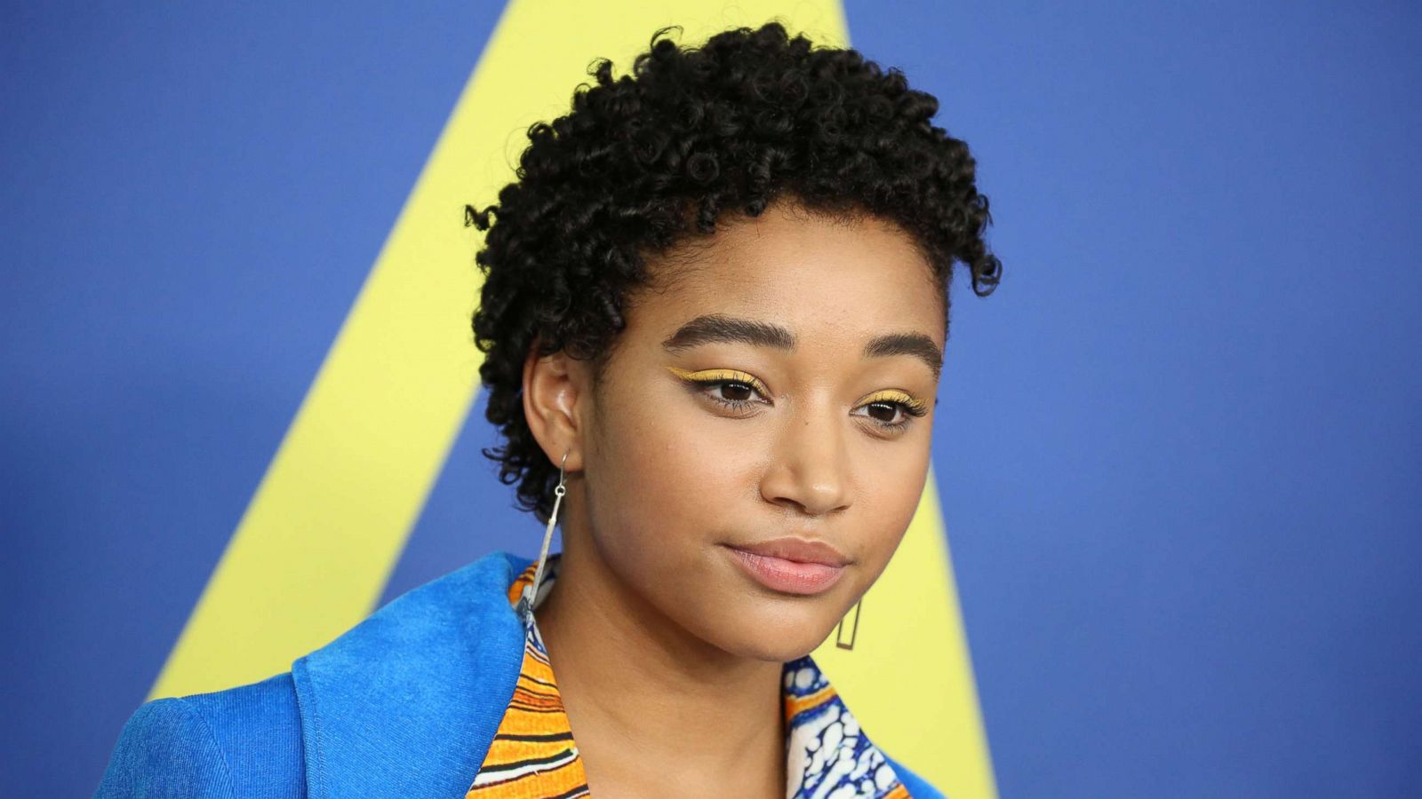 PHOTO: Amandla Stenberg arrives for the CFDA Fashion Awards in New York, June 4, 2018.