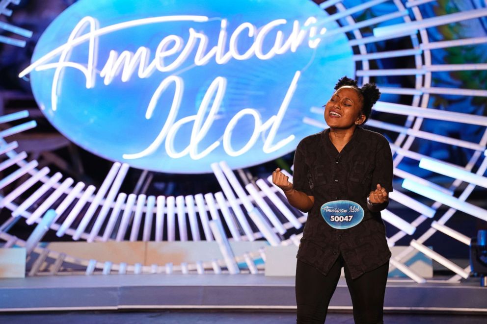 PHOTO: Neshia Ruffins, of New Orleans during an audition for American Idol as the show heads to New York, Los Angeles and New Orleans and the search for America's next superstar continues on The ABC Television Network, airing March 12, 2018. 