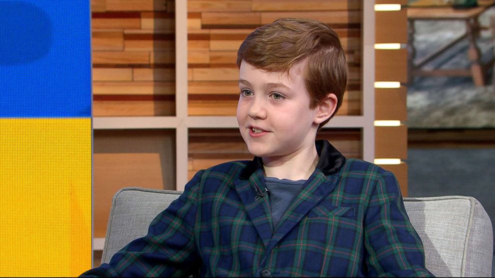 PHOTO: Ames McNamara, who plays Darlene's son, Mark on the reboot of "Roseanne," stopped by ABC's "Good Morning America" April 3, 2018.