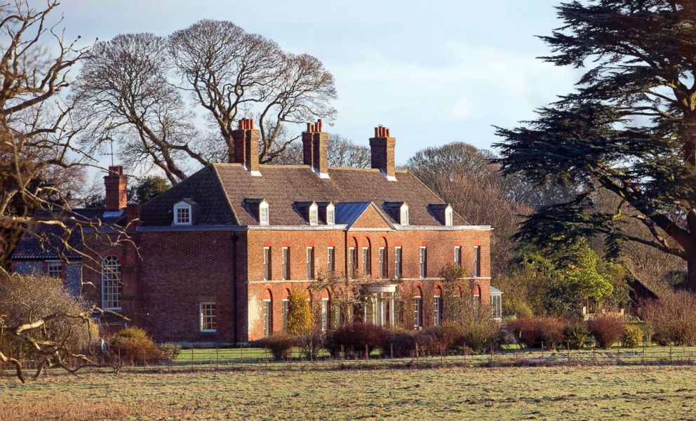 PHOTO: A general view of the front of Anmer Hall on the Sandringham Estate is pictured on Jan. 13, 2013 in King's Lynn, England.