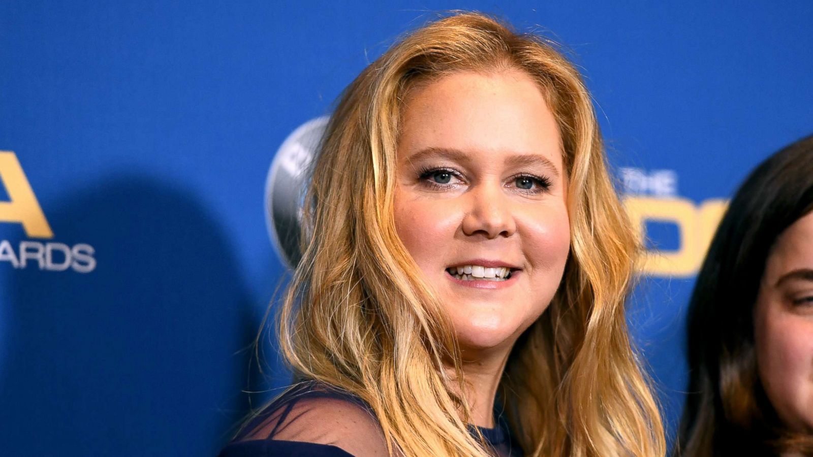 PHOTO: Amy Schumer poses in the press room at the 2018 DGA Awards at the Beverly Hilton, Feb. 3, 2018, in Beverly Hills, Calif.