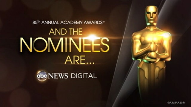 Video 2013 Oscars And The Nominees Are Abc News