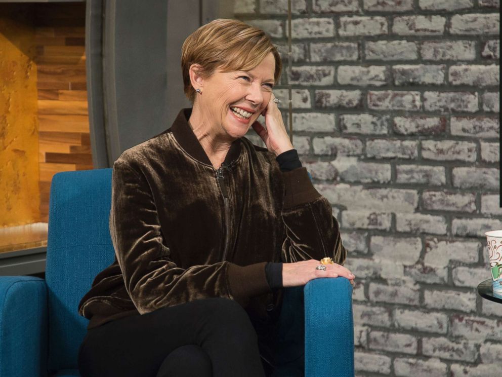PHOTO: Annette Bening appears on Popcorn with Peter Travers at ABC News studios, Dec. 13, 2017, in New York City.