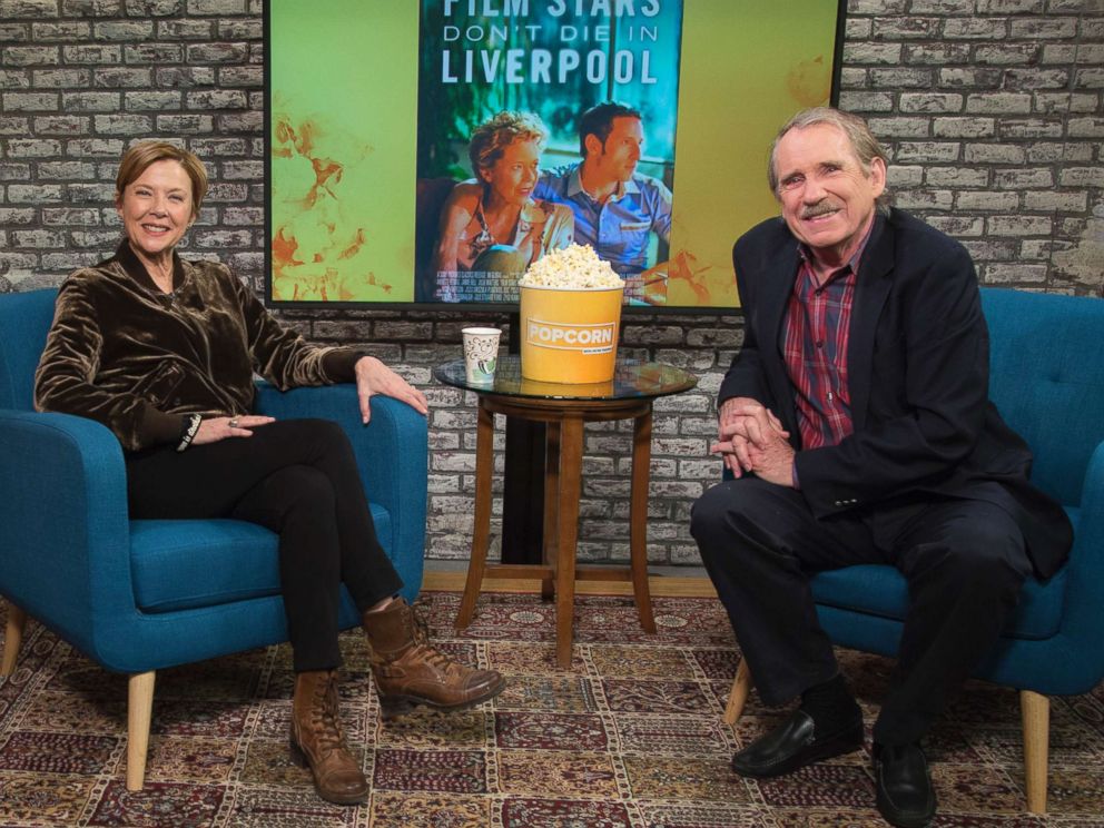 PHOTO: Annette Bening appears on Popcorn with Peter Travers at ABC News studios, Dec. 13, 2017, in New York City.