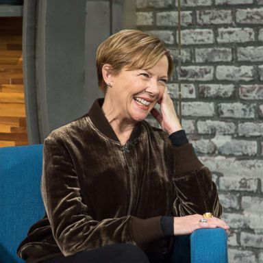 PHOTO: Annette Bening appears on "Popcorn with Peter Travers" at ABC News studios, Dec. 13, 2017, in New York.