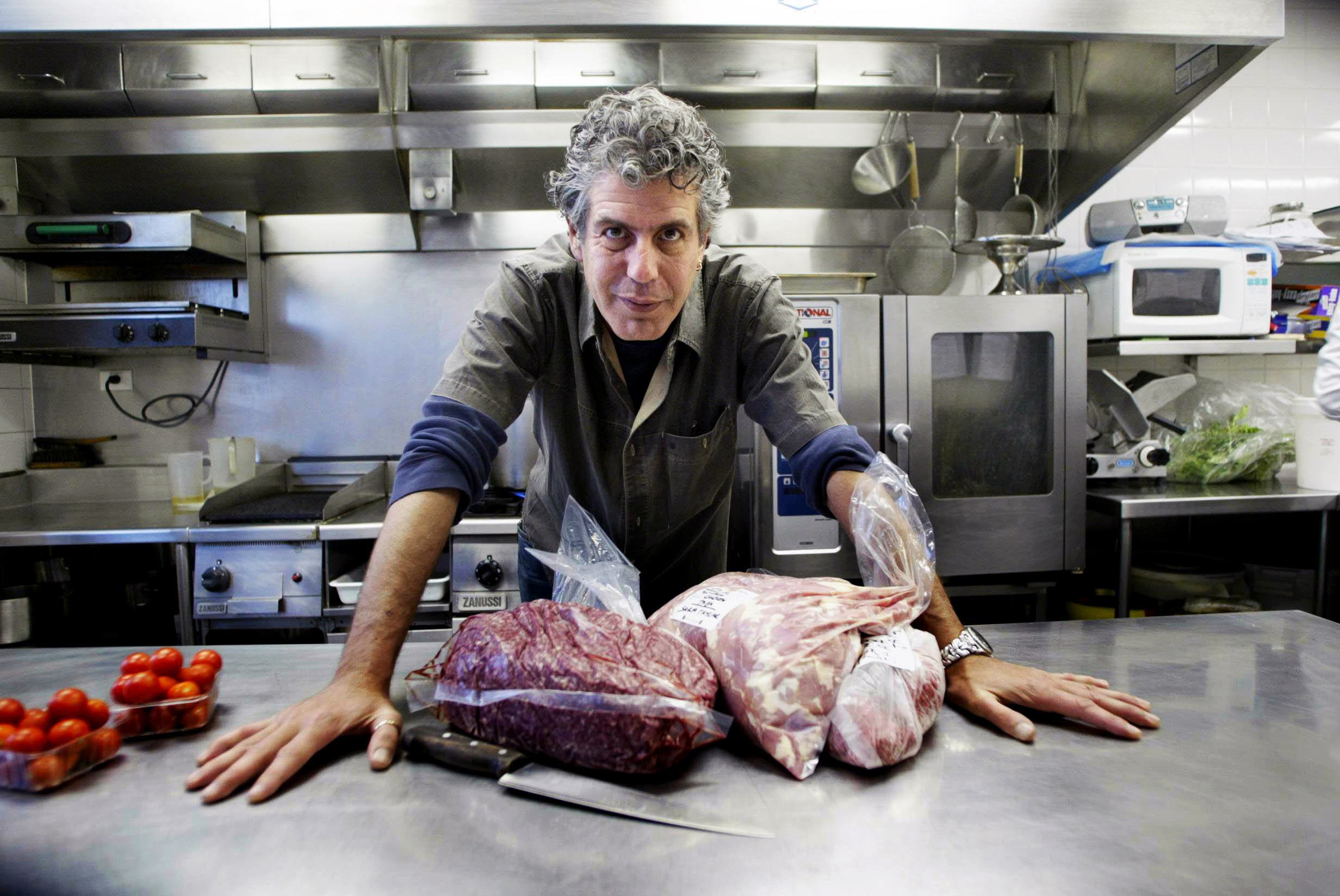 PHOTO: Chef Anthony Bourdain from New York in Sydney in this March 17, 2005 file photo.