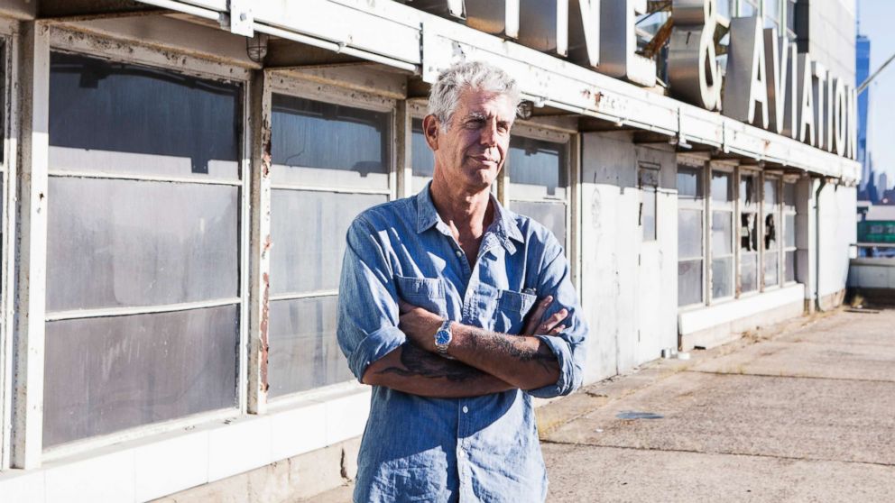 PHOTO: Anthony Bourdain on Pier 57 in New York, Sept. 20, 2015.