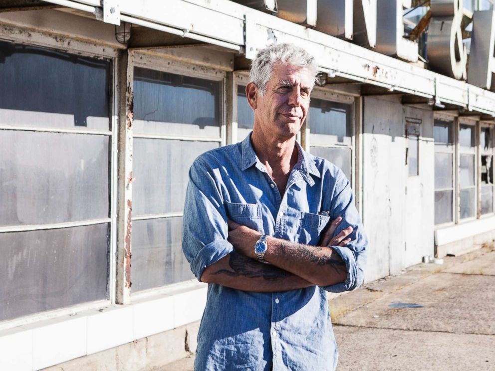PHOTO: Anthony Bourdain on Pier 57 in New York, Sept. 20, 2015.