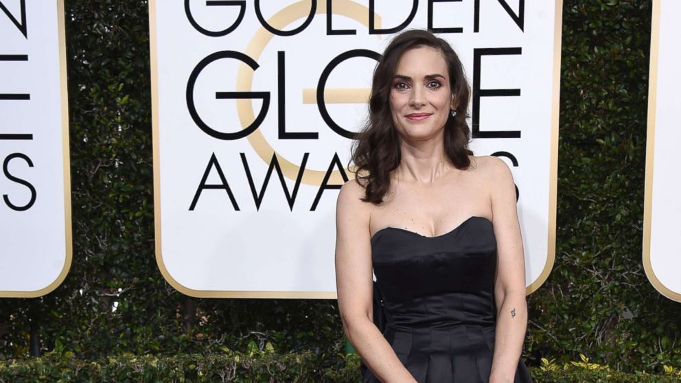 Winona Ryder attends the 74th Annual Golden Globe Awards at The Beverly Hilton Hotel on Jan. 8, 2017 in Beverly Hills, Calif.