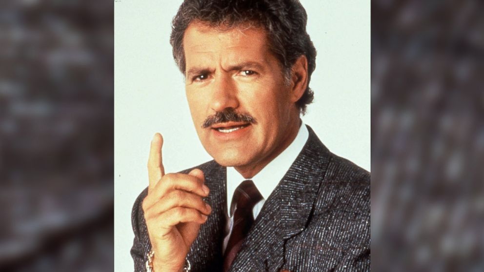 Jeopardy Host Alex Trebek Brings Back the Mustache ABC News