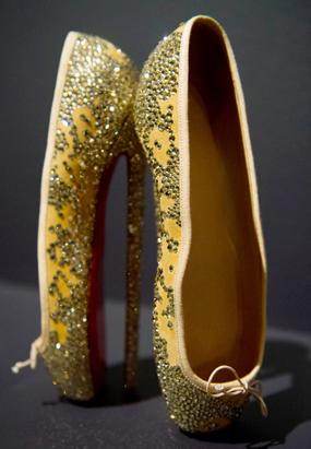 louboutin ballerina heels