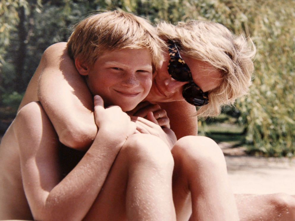 PHOTO: In this photo made available by Kensington Palace from the personal photo album of the late Diana, Princess of Wales, shows the princess and Prince Harry on holiday, and features in the new ITV documentary Diana, Our Mother: Her Life and Legacy.