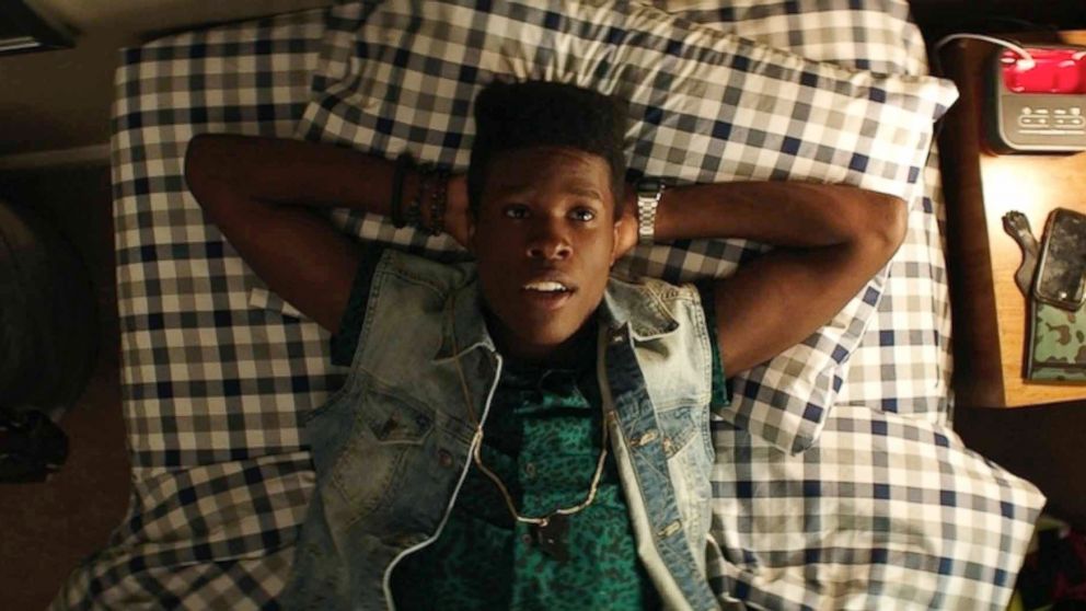 In this image released by Open Road Films, Shameik Moore stars as Malcolm in a scene from, "Dope." 