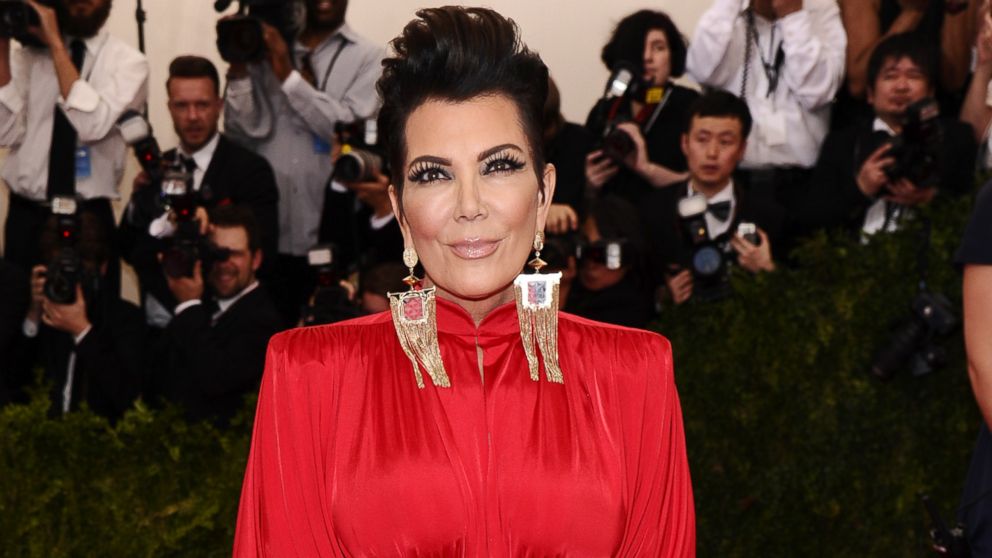 Kris Jenner arrives at The Metropolitan Museum of Art's Costume Institute benefit gala celebrating "China: Through the Looking Glass," May 4, 2015, in New York.