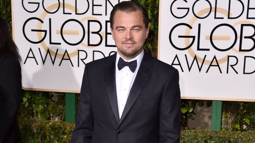 Leonardo DiCaprio arrives at the 73rd annual Golden Globe Awards on Jan. 10, 2016, at the Beverly Hilton Hotel in Beverly Hills, Calif.