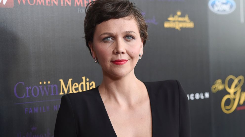 Maggie Gyllenhaal arrives at the 40th Anniversary Gracies Awards at the Beverly Hilton Hotel, May 19, 2015, in Beverly Hills, Calif.