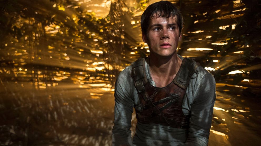 In this image released by 20th Century Fox, Dylan O'Brien appears in a scene from "The Maze Runner." 