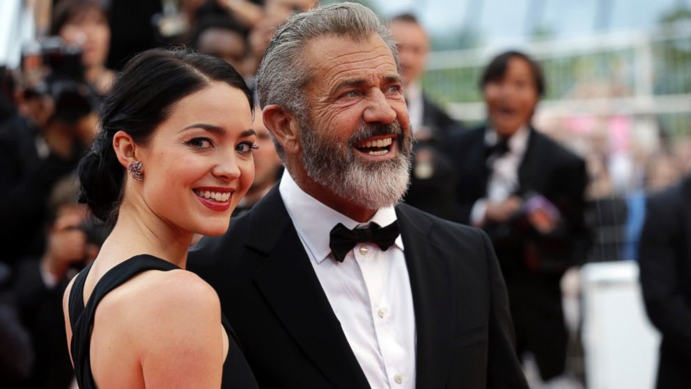 Mel Gibson, right and Rosalind Ross pose for photographers upon arrival at the awards ceremony at the 69th international film festival in Cannes, France, May 22, 2016. A publicist confirmed, Sept. 16, 2016, that Ross is pregnant with the actor-director?s ninth child.