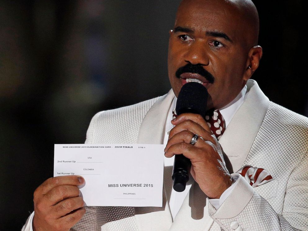 Host Steve Harvey Crowns Wrong Miss Universe Abc News