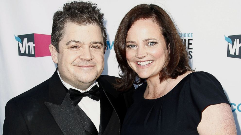 In this Jan. 12, 2012 file photo, Patton Oswalt and his wife Michelle McNamara arrive at the 17th Annual Critics' Choice Movie Awards in Los Angeles.