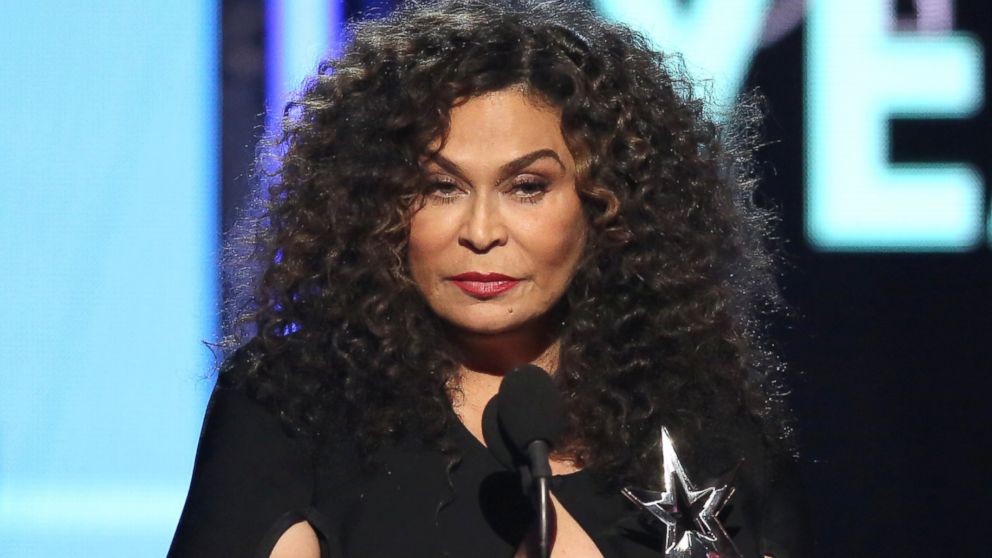 Tina Knowles accepts the award for video of the year on behalf of Beyonce for ?Formation? at the BET Awards at the Microsoft Theater on June 26, 2016, in Los Angeles.