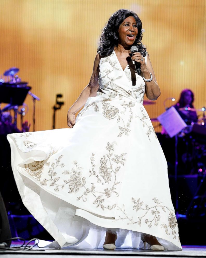PHOTO: Aretha Franklin performs during the 2017 Tribeca Film Festival Opening Gala premiere of "Clive Davis: The Soundtrack of our Lives" at Radio City Music Hall, April 19, 2017 in New York City. 