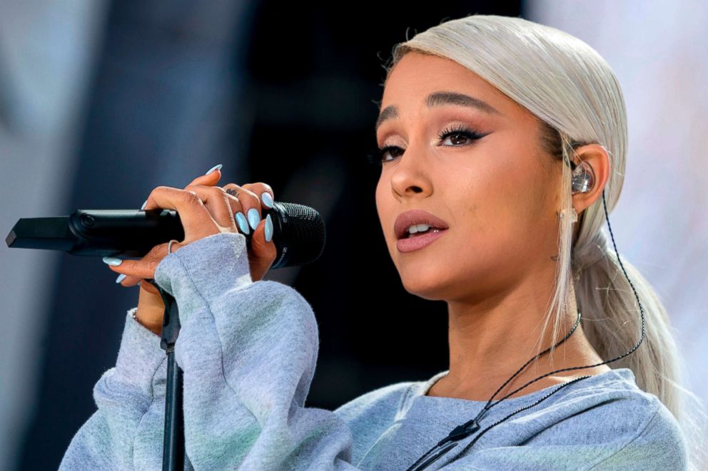 PHOTO: Ariana Grande performs during the "March for Our Lives" rally in support of gun control in Washington, D.C., March 24, 2018.