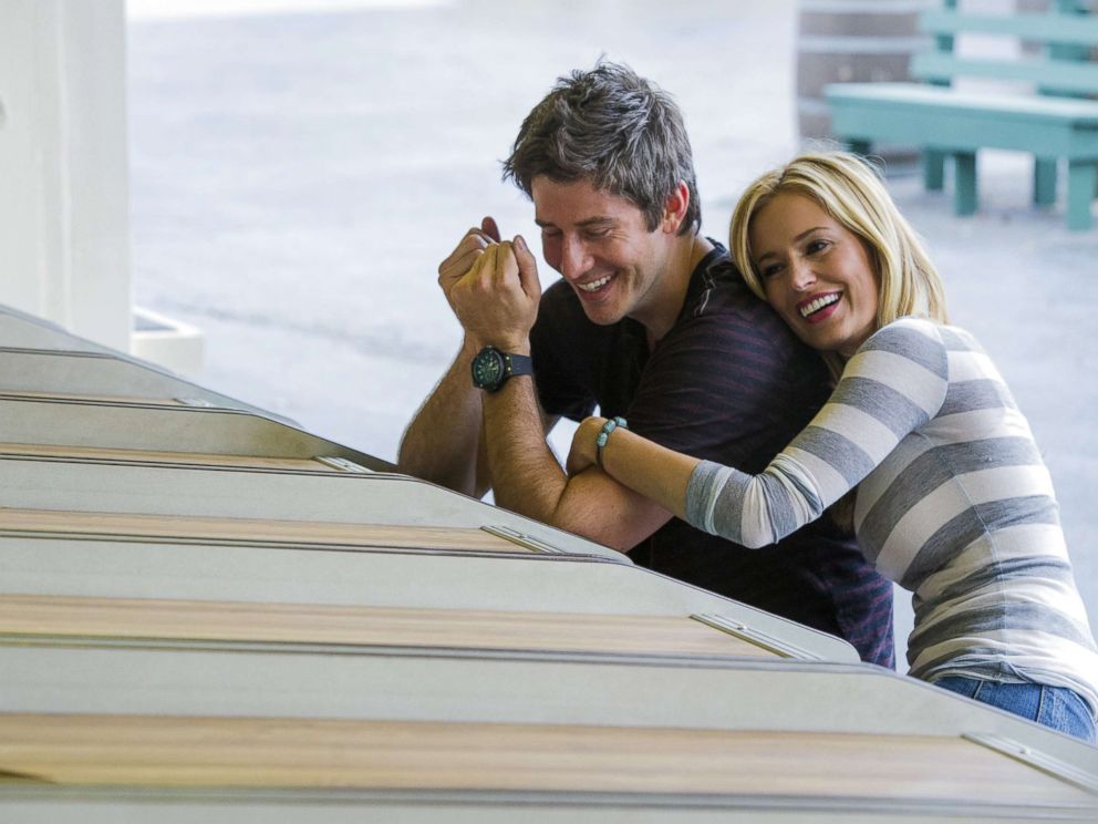 PHOTO: Emily Maynard and Arie Luyendyk Jr. in a scene from the Bachelorette in 2012.