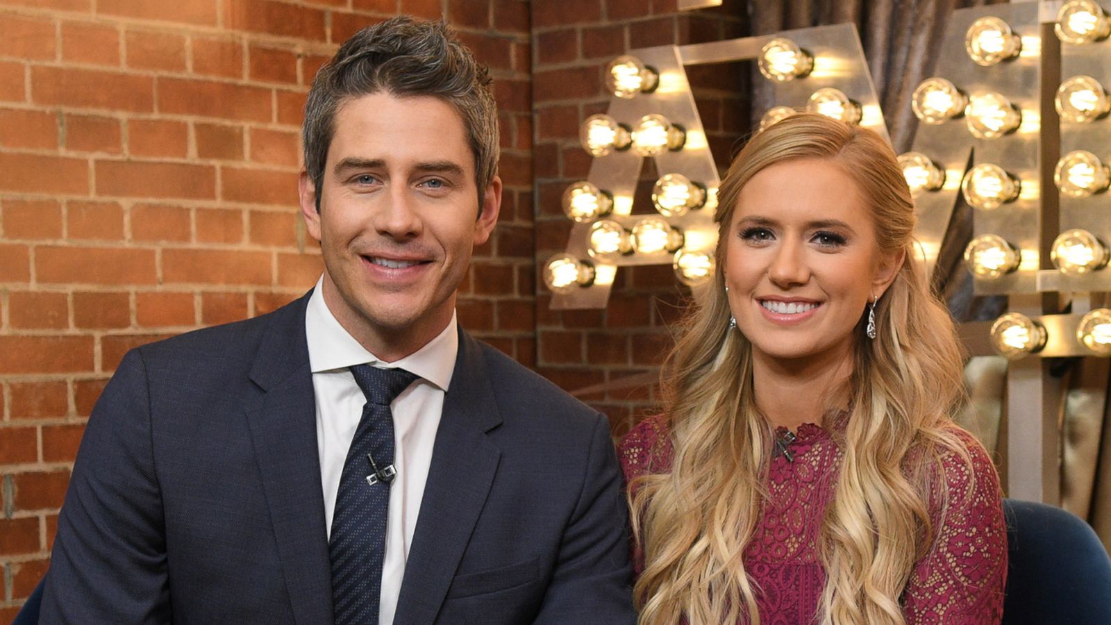 PHOTO: Arie Luyendyk Jr. and Lauren Burnham appeared on "Good Morning America,", March 7, 2018.