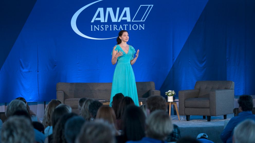 PHOTO: Ashley Judd attends the ANA Inspiring Women in Sports Conference at Mission Hills Country Club in Rancho Mirage, Calif.