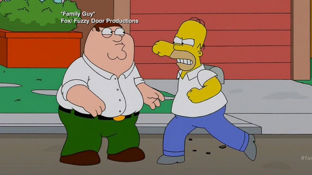 Video 'Family Guy' Visits 'The Simpsons' - ABC News