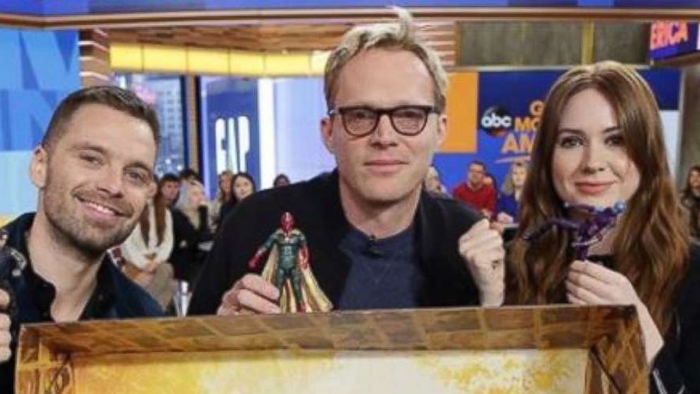 PHOTO: Stars of Marvel's "Avengers Infinity War" pose with action figures for a new charitable campaign.