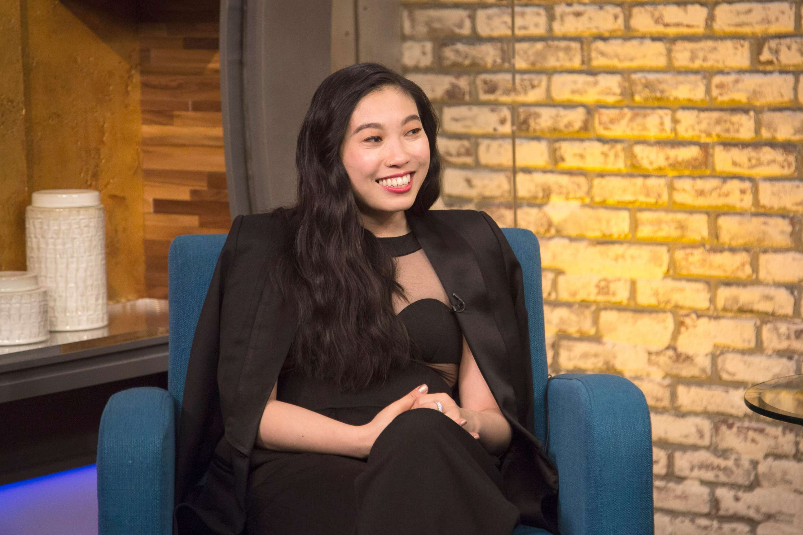 PHOTO: Awkwafinan appears on "Popcorn with Peter Travers" at ABC News studios, June 5, 2018, in New York City.