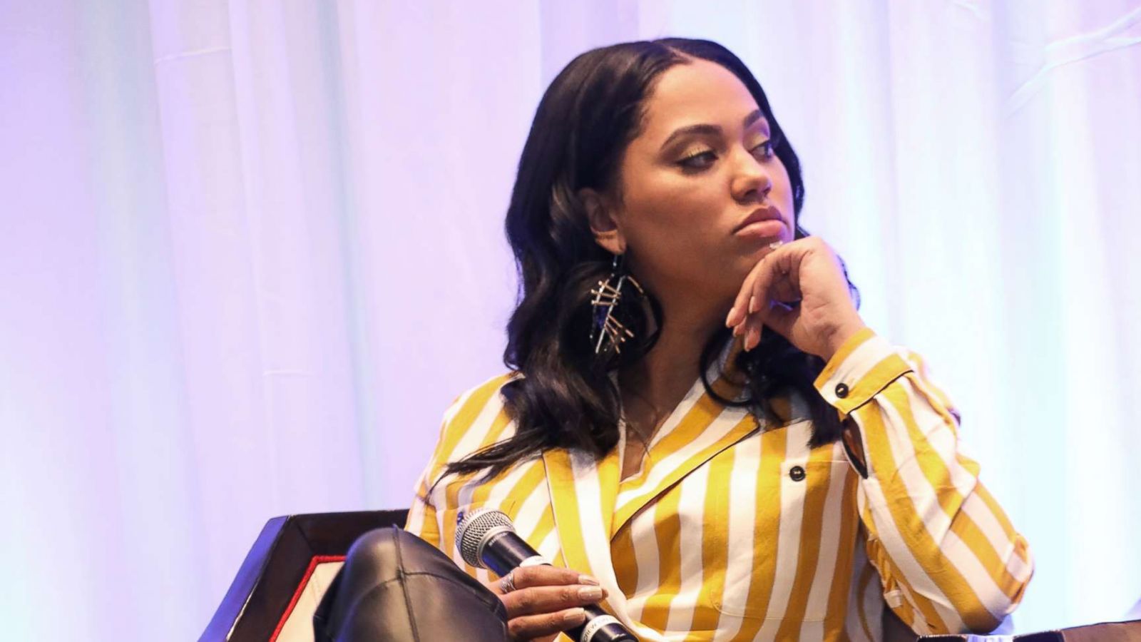 PHOTO: Ayesha Curry participates in a panel at the first annual Women's Empowerment Summit Luncheon, Feb. 17, 2018 in Los Angeles.