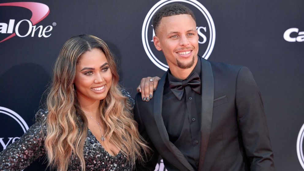 Steph Curry and wife Ayesha 