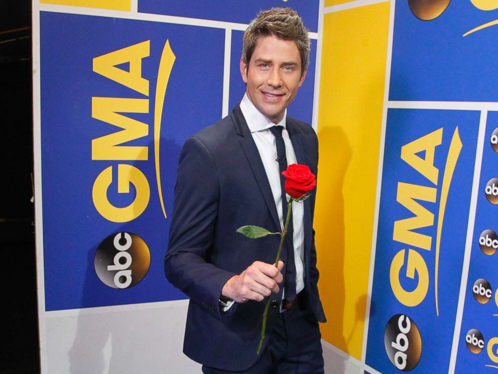 PHOTO: Arie Luyendyk Jr., the race car driver who appeared on season eight of The Bachelorette in 2012, was revealed as the new Bachelor on Good Morning America on Sept. 7, 2017.