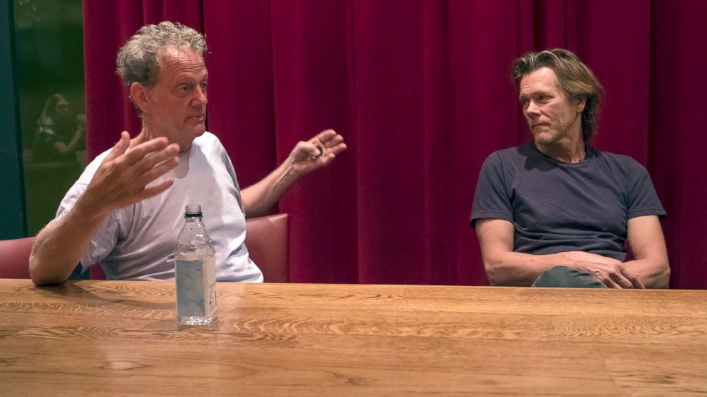 PHOTO: Michael Bacon and Kevin Bacon told ABC News about what it's like to work together and how they balance their careers with making music.