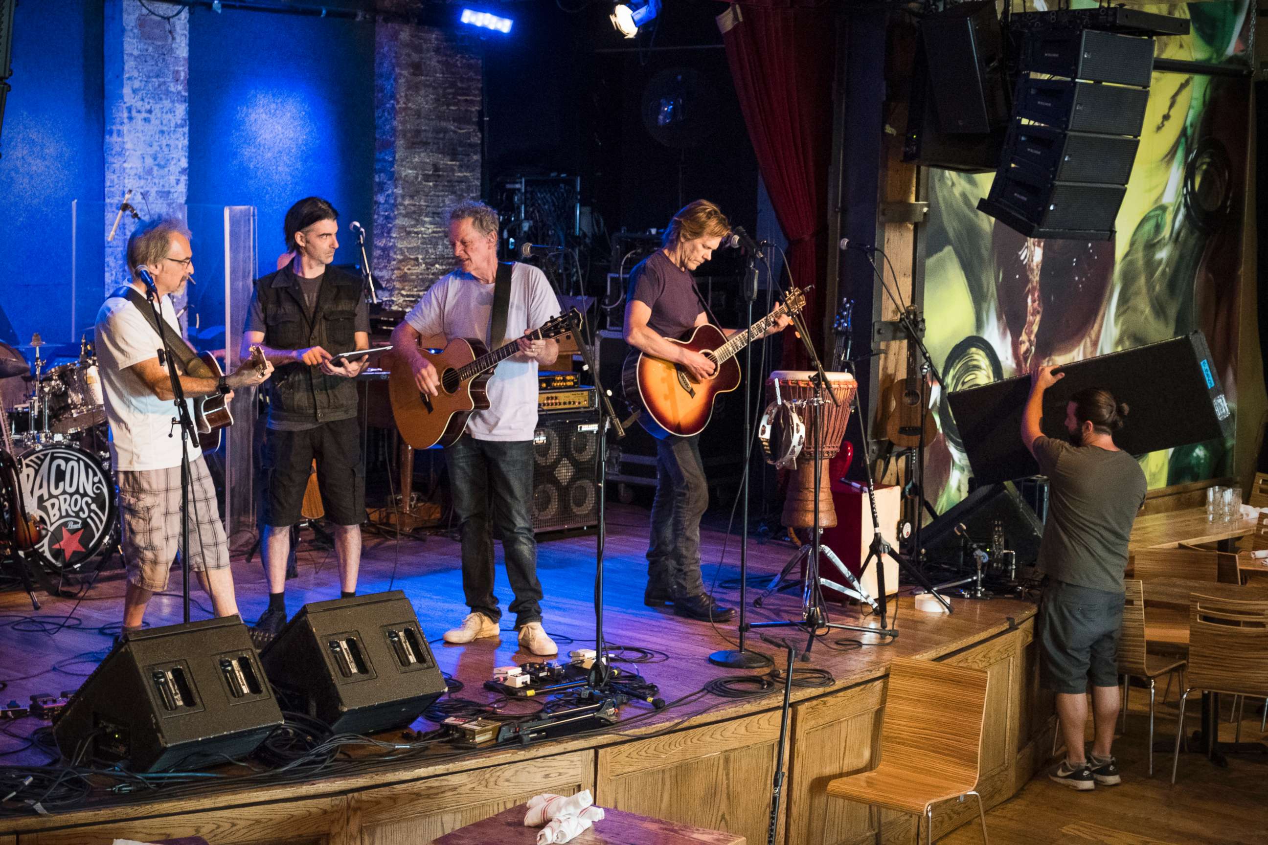 PHOTO: The Bacon Brothers has a sound check before their sold out show at City Winery in New York City, on August 22.