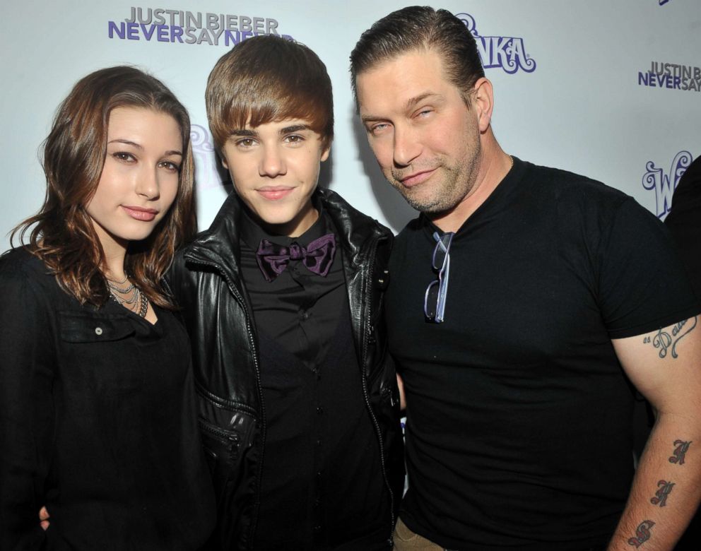   PHOTO: In this file photo, Justin Bieber, Steven Baldwin and his daughter Hailey at the New York City Premiere of his 3D Never Say Never movie at the Regal E-Walk 13 in Times Square on February 2, 2011, At New York. 
