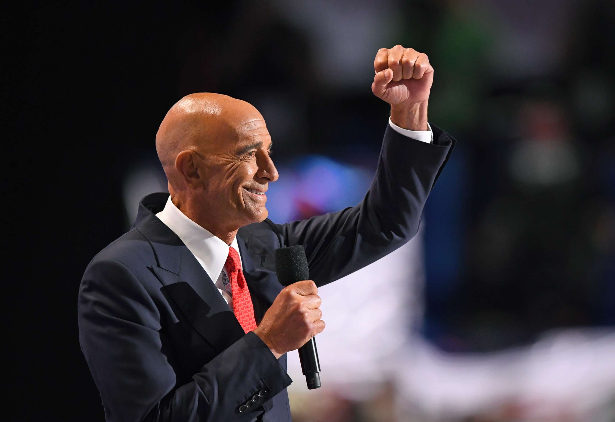 PHOTO: Tom Barrack, CEO of Colony Capital, speaking at the Republican National Convention in Cleveland,Ohio, July 21, 2016.