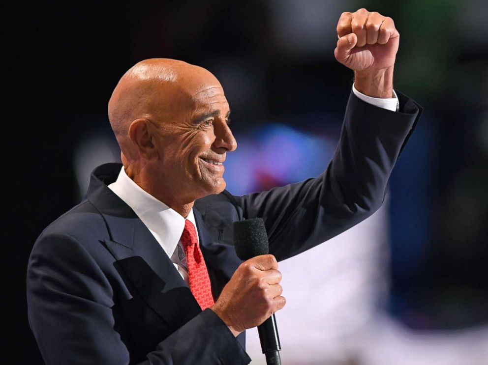 PHOTO: Tom Barrack, CEO of Colony Capital, speaking at the Republican National Convention in Cleveland,Ohio, July 21, 2016.