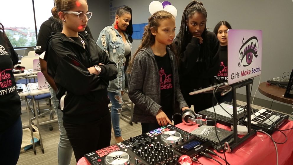 PHOTO: "Girls Make Beats," an organization for young girls interested in becoming music producers. 