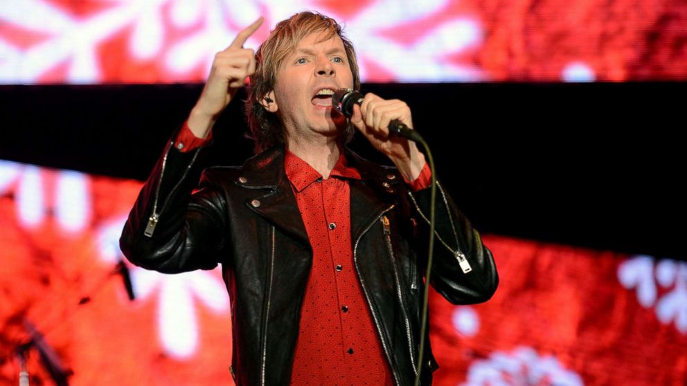 PHOTO: Beck performs onstage during KROQ's Almost Acoustic Christmas at The Forum, Dec. 11, 2016, in Inglewood, Calif.