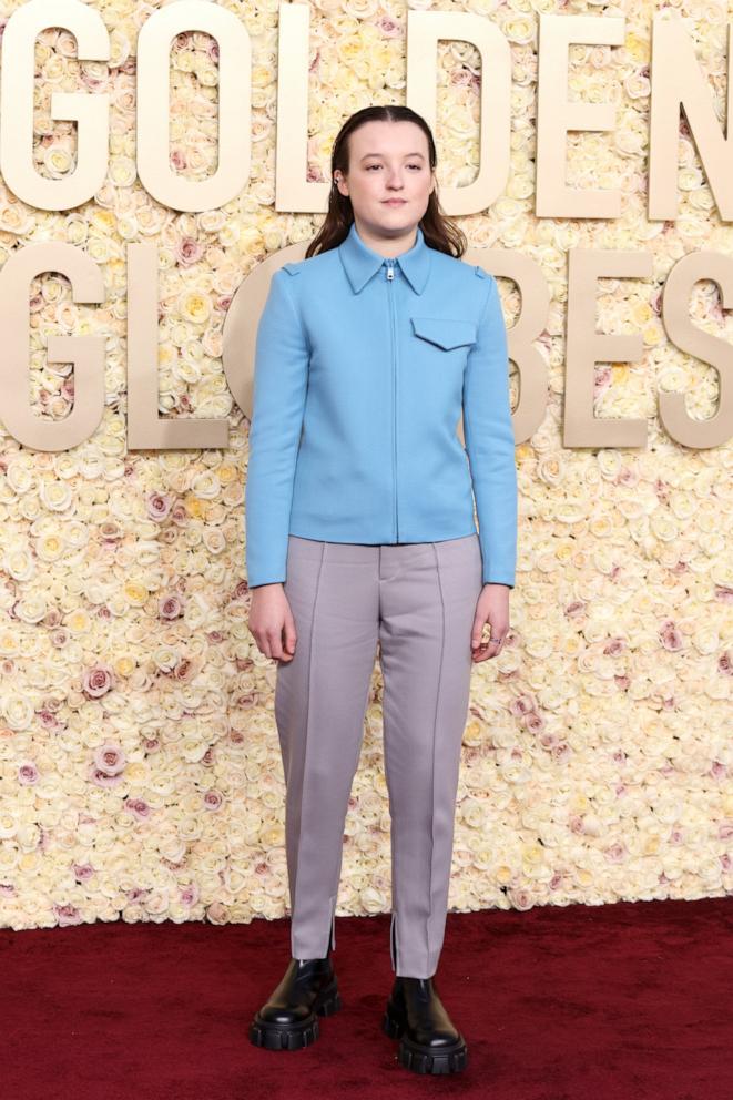 PHOTO: Bella Ramsey attends the 81st Annual Golden Globe Awards at The Beverly Hilton on Jan. 7, 2024 in Beverly Hills.