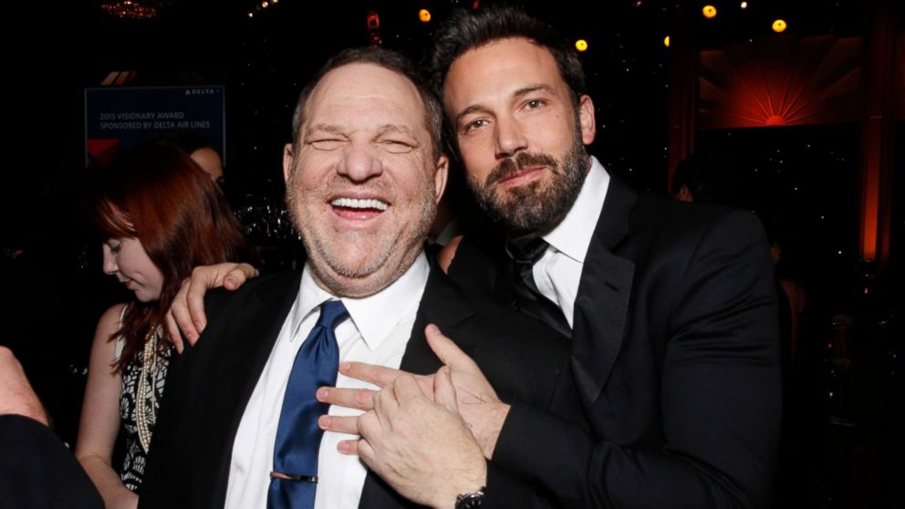 PHOTO: Producers Harvey Weinstein, left, and Ben Affleck attend the 24th Annual Producers Guild (PGA) Awards at the Beverly Hilton Hotel, Jan. 26, 2013, in Beverly Hills, Calif.