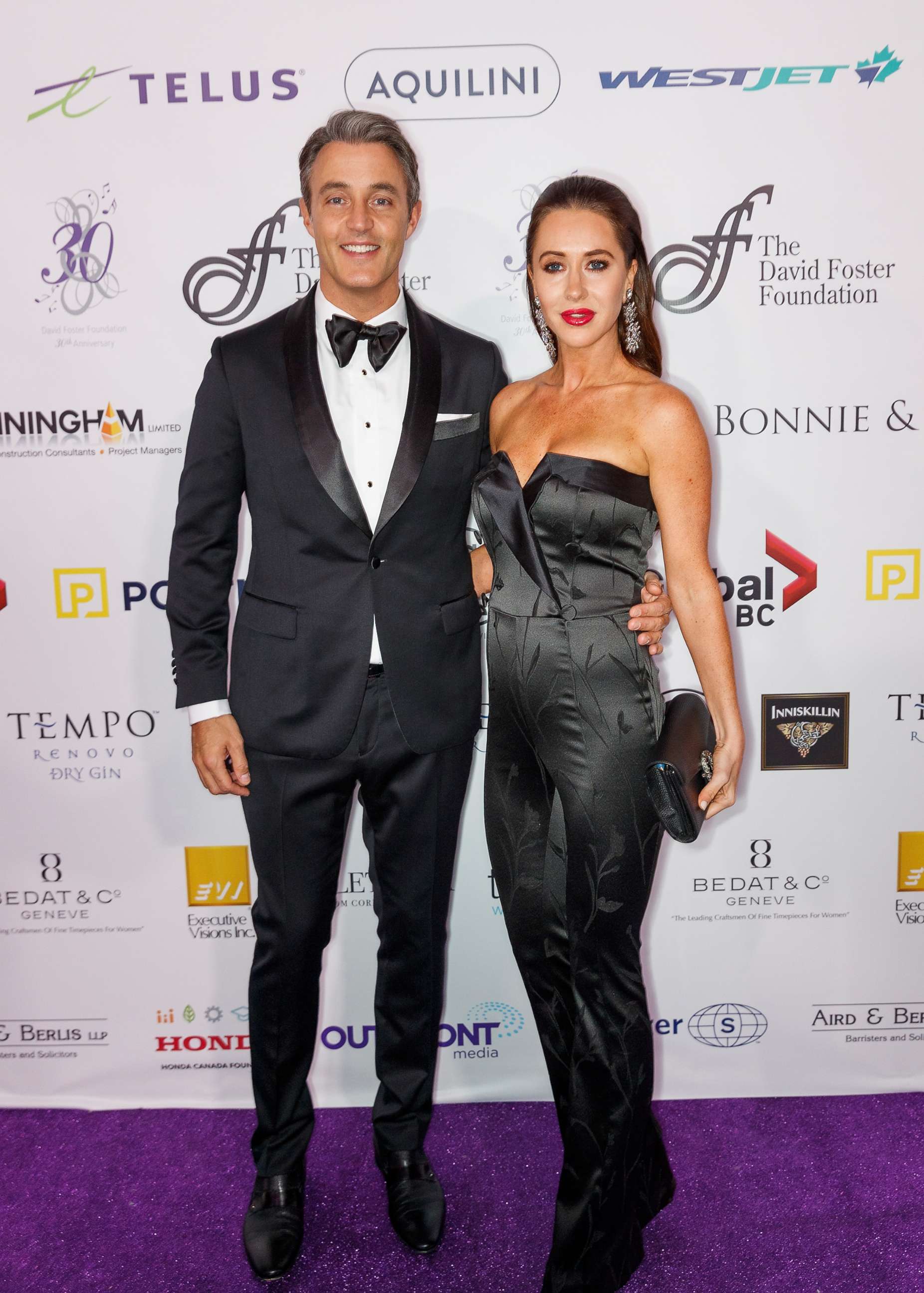 PHOTO: Ben Mulroney and Jessica Mulroney arrive for the David Foster Foundation Gala at Rogers Arena, Oct. 21, 2017, in Vancouver, Canada.